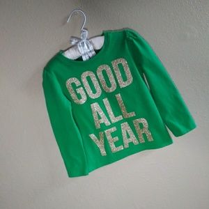 Long sleeve Old Navy "Good All Year" shirt